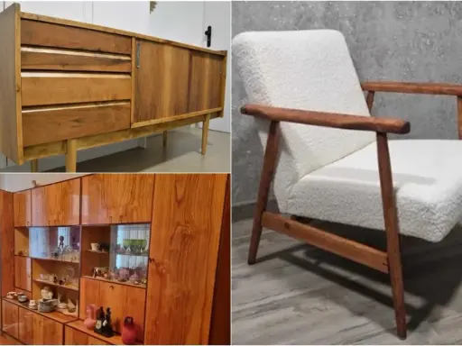 Meble z lat 70.: wycena, ceny, sprzedaż. Odkryj wartość!