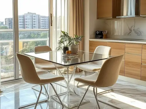 Jak dobrać krzesła do szklanego stołu? Style, materiały, kolory