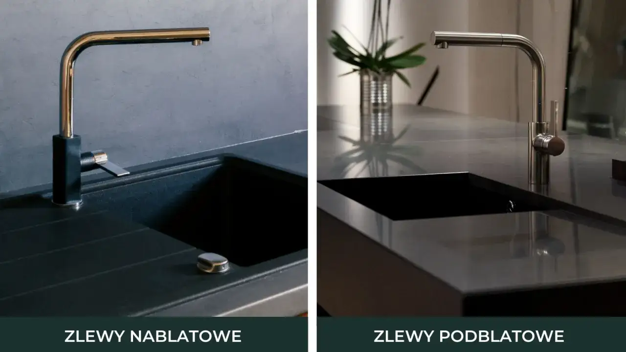 zlewozmywak do czarnego blatu różne kolory