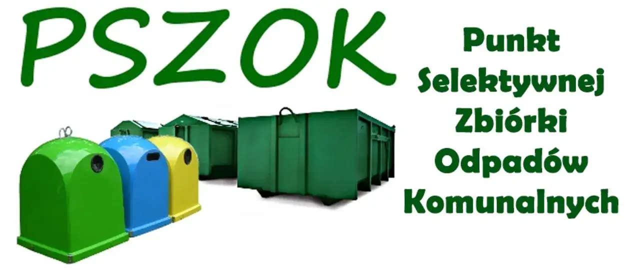 PSZOK punkty selektywnej zbiórki odpadów komunalnych